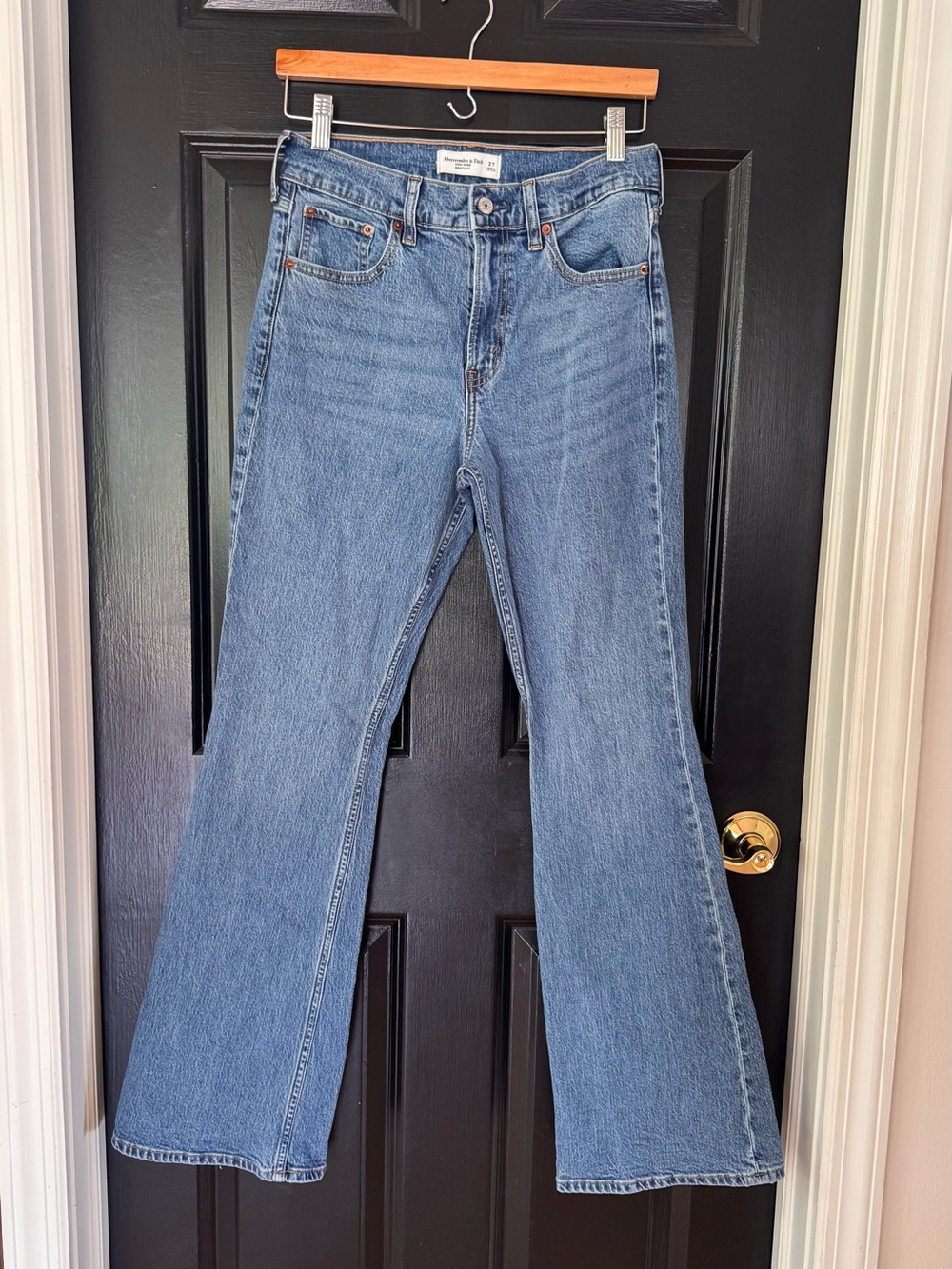Abercrombie & Fitch Light Blue Flare Jeans